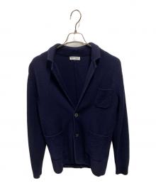 GRAN SASSO（グランサッソ）の古着「ニットジャケット」｜ネイビー