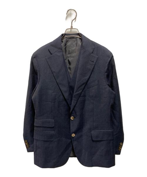 GABRIELE PASINI（ガブリエレパジーニ）GABRIELE PASINI (ガブリエレパジーニ) 3Pセットアップスーツ ネイビー サイズ:52の古着・服飾アイテム