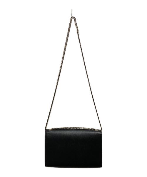 Saint Laurent Paris（サンローランパリ）Saint Laurent Paris (サンローランパリ) KATE MEDIUM チェーンショルダーバッグ ブラックの古着・服飾アイテム