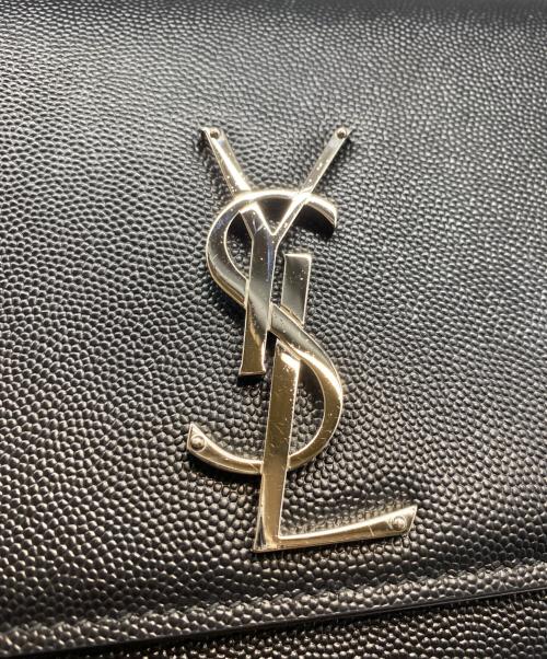 Saint Laurent Paris（サンローランパリ）Saint Laurent Paris (サンローランパリ) KATE MEDIUM チェーンショルダーバッグ ブラックの古着・服飾アイテム