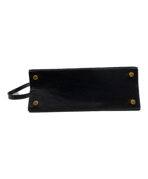 Salvatore Ferragamo（サルヴァトーレ フェラガモ）Salvatore Ferragamo (サルヴァトーレ フェラガモ) ヴァラリボンハンドバッグ ブラックの古着・服飾アイテム