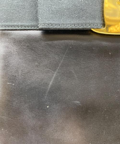 Salvatore Ferragamo（サルヴァトーレ フェラガモ）Salvatore Ferragamo (サルヴァトーレ フェラガモ) ヴァラリボンハンドバッグ ブラックの古着・服飾アイテム