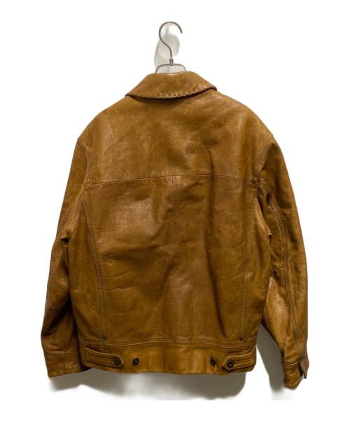 Timberland（ティンバーランド）Timberland (ティンバーランド) レザージャケット ブラウン サイズ:Ｍの古着・服飾アイテム