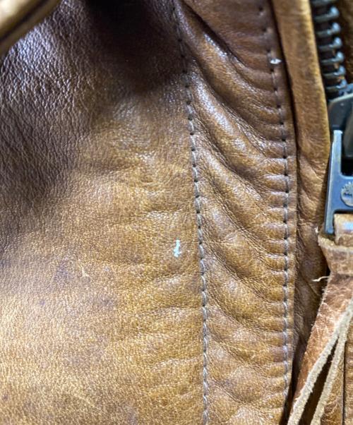 Timberland（ティンバーランド）Timberland (ティンバーランド) レザージャケット ブラウン サイズ:Ｍの古着・服飾アイテム