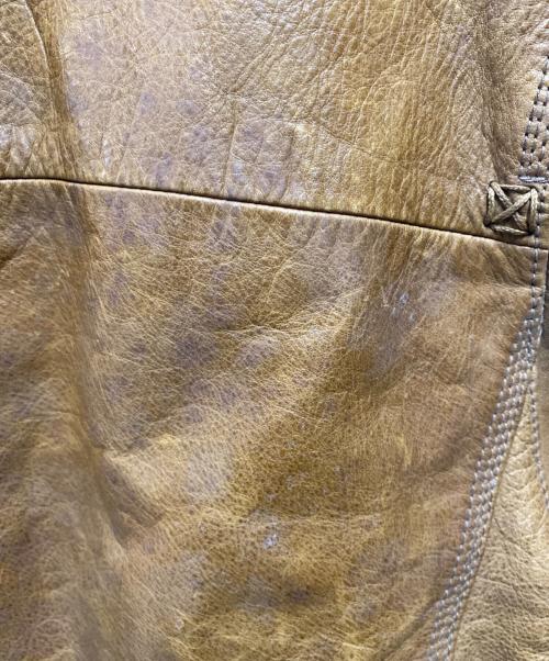 Timberland（ティンバーランド）Timberland (ティンバーランド) レザージャケット ブラウン サイズ:Ｍの古着・服飾アイテム