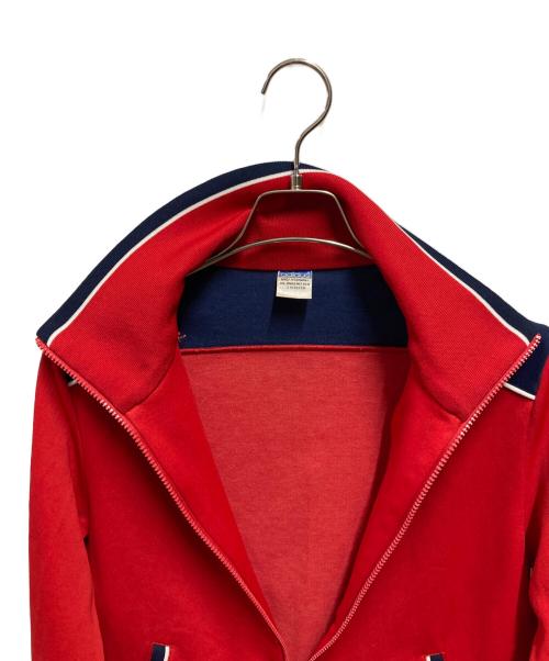 adidas（アディダス）adidas (アディダス) 70s デサント製トラックジャケット レッド サイズ:Sの古着・服飾アイテム