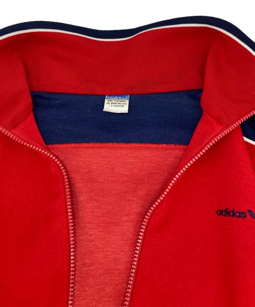 adidas（アディダス）adidas (アディダス) 70s デサント製トラックジャケット レッド サイズ:Sの古着・服飾アイテム