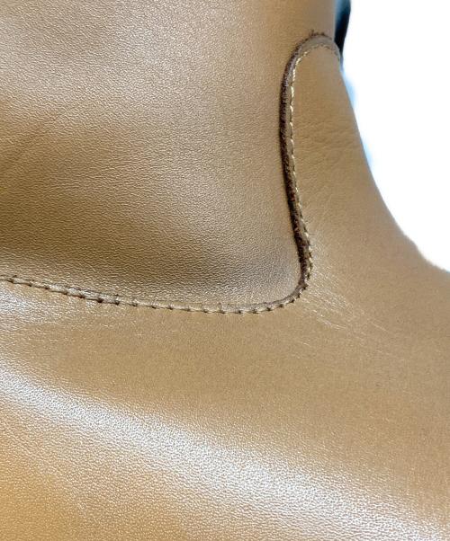 pas de calais（パドカレ）pas de calais (パドカレ) ジップロングブーツ ブラウン サイズ:38の古着・服飾アイテム