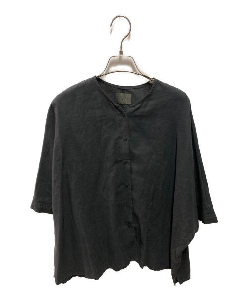 オローネ（オローネ）オローネ (オローネ) リネンシャツ ブラック サイズ:ＦＲＥＥの古着・服飾アイテム