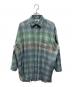 REVERBERATE（リバーバレイト）の古着「ロングフランネルシャツ」｜ブルー×グリーン