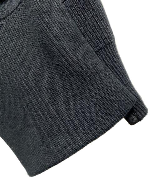 sacai（サカイ）sacai (サカイ) Sponge Sweat × Nylon Twill Hoodie ブラック サイズ:1の古着・服飾アイテム