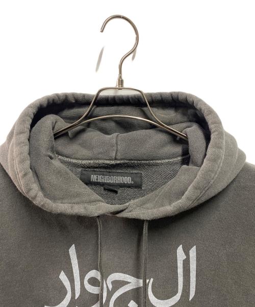 NEIGHBORHOOD（ネイバーフッド）NEIGHBORHOOD (ネイバーフッド) PIGMENT DYED SWEAT HOODIE LS グレー サイズ:Ｍの古着・服飾アイテム