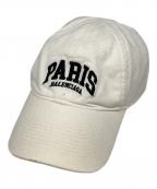 BALENCIAGAバレンシアガ）の古着「CITIES PARIS CAP」｜ホワイト
