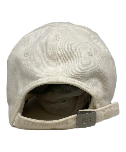 BALENCIAGA（バレンシアガ）BALENCIAGA (バレンシアガ) CITIES PARIS CAP ホワイトの古着・服飾アイテム