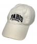 BALENCIAGA（バレンシアガ）の古着「CITIES PARIS CAP」｜ホワイト
