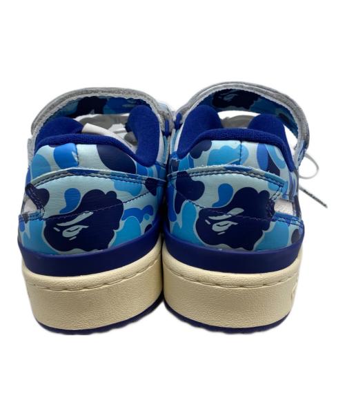 adidas（アディダス）adidas (アディダス) A BATHING APE (ア ベイシング エイプ) Forum 84 Low ブルー サイズ:29cmの古着・服飾アイテム