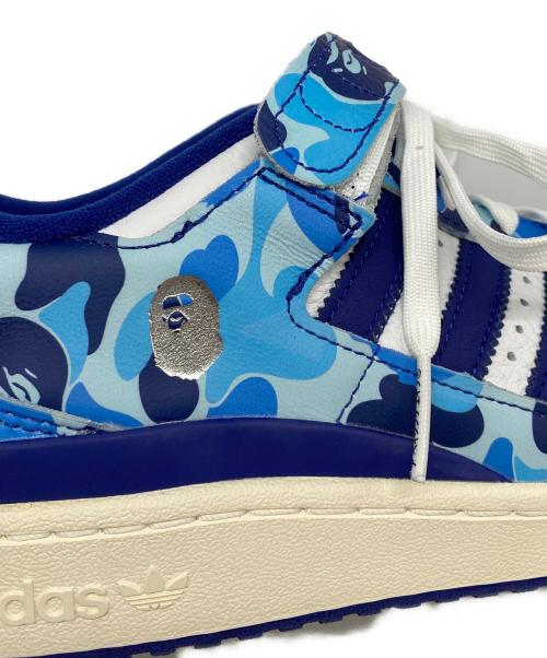 adidas（アディダス）adidas (アディダス) A BATHING APE (ア ベイシング エイプ) Forum 84 Low ブルー サイズ:29cmの古着・服飾アイテム