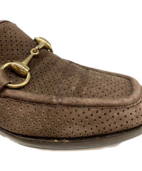 GUCCI（グッチ）GUCCI (グッチ) ホースビットローファー ブラウン サイズ:36の古着・服飾アイテム