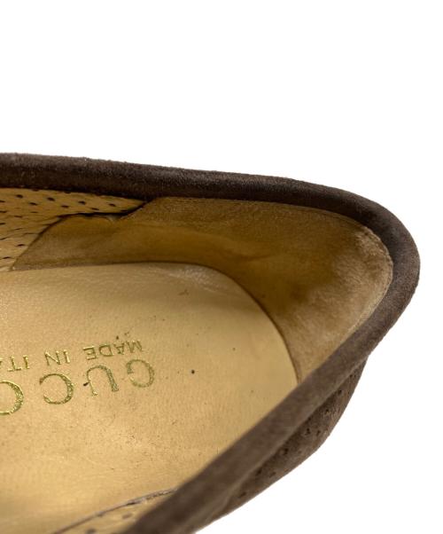 GUCCI（グッチ）GUCCI (グッチ) ホースビットローファー ブラウン サイズ:36の古着・服飾アイテム