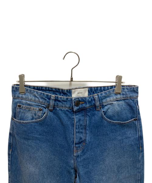 AMI Alexandre Mattiussi（アミアレクサンドルマテュッシ）AMI Alexandre Mattiussi (アミアレクサンドルマテュッシ) テーパードフィット デニム インディゴ サイズ:32の古着・服飾アイテム