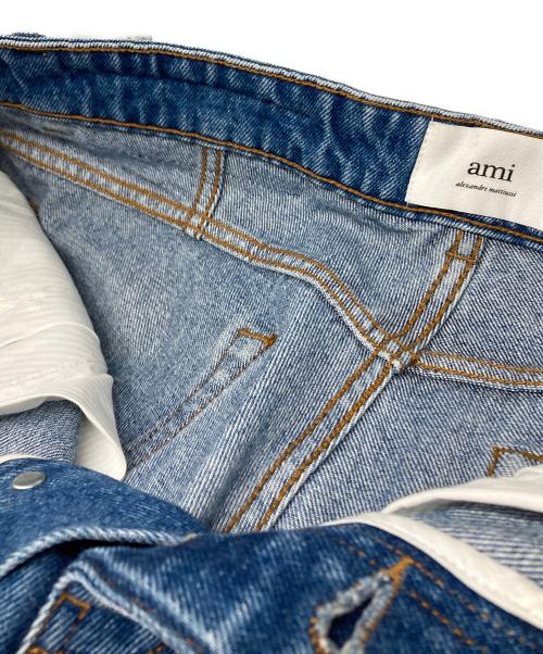 AMI Alexandre Mattiussi（アミアレクサンドルマテュッシ）AMI Alexandre Mattiussi (アミアレクサンドルマテュッシ) テーパードフィット デニム インディゴ サイズ:32の古着・服飾アイテム