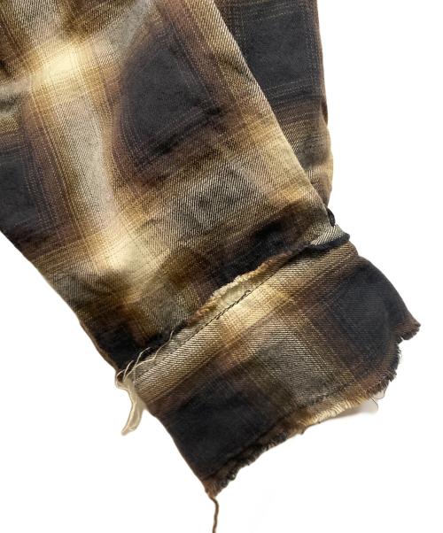 PRANK PROJECT（プランクプロジェクト）PRANK PROJECT (プランクプロジェクト) チェックシャツ ブラウン サイズ:FREEの古着・服飾アイテム