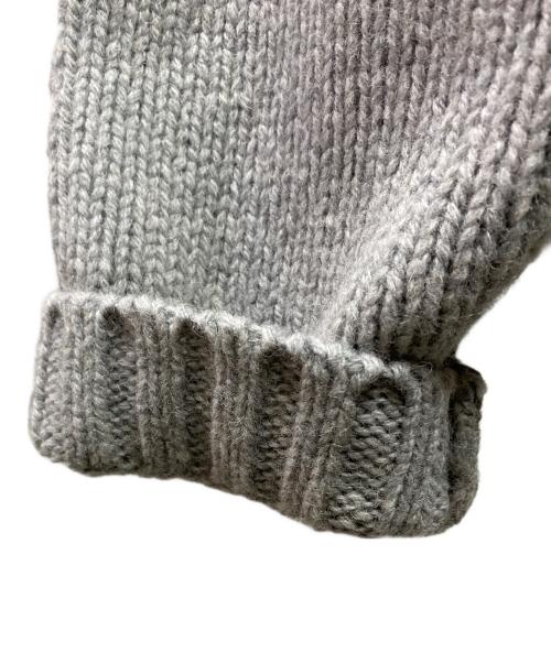 LEINWANDE（ラインヴァンド）LEINWANDE (ラインヴァンド) Intarsia Cable Cardigan グレー サイズ:FREEの古着・服飾アイテム