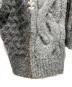中古・古着 LEINWANDE (ラインヴァンド) Intarsia Cable Cardigan グレー サイズ:FREE：15000円