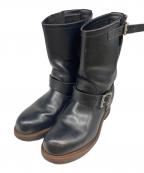 RED WINGレッドウィング）の古着「エンジニアブーツ」｜ブラック