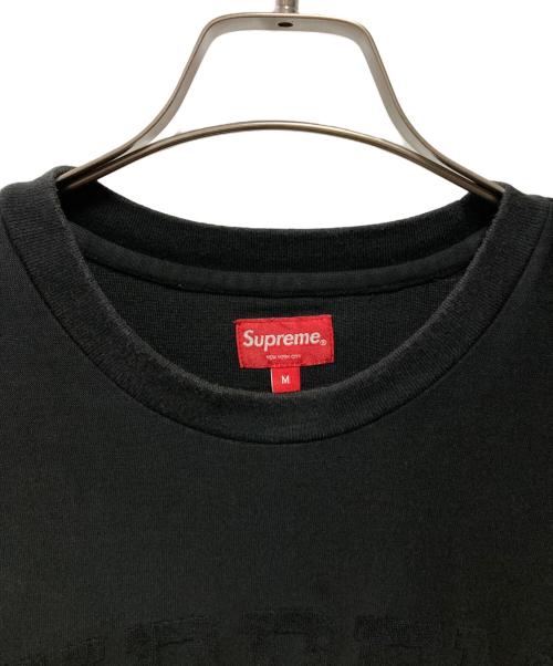 SUPREME（シュプリーム）SUPREME (シュプリーム) Chenille Arc Logo S/S Top ブラック サイズ:Mの古着・服飾アイテム