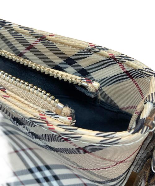 BURBERRY BLUE LABEL（バーバリーロンドンブルーレーベル）BURBERRY BLUE LABEL (バーバリーロンドンブルーレーベル) ノヴァチェックショルダーバッグ ベージュの古着・服飾アイテム