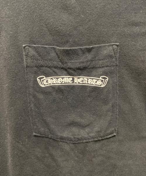 CHROME HEARTS（クロムハーツ）CHROME HEARTS (クロムハーツ) Back Scroll L/S Tee ブラック サイズ:Lの古着・服飾アイテム