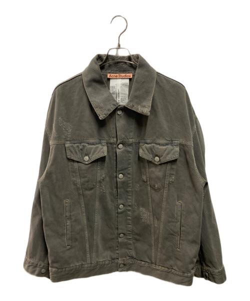 Acne studios（アクネ ストゥディオス）Acne studios (アクネ ストゥディオス) Loose Fit Denim Jacket グレー サイズ:XSの古着・服飾アイテム