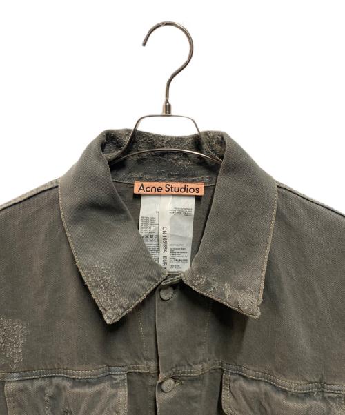 Acne studios（アクネ ストゥディオス）Acne studios (アクネ ストゥディオス) Loose Fit Denim Jacket グレー サイズ:XSの古着・服飾アイテム