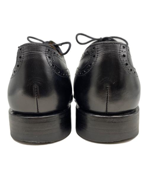 Jalan Sriwijaya（ジャランスリウァヤ）Jalan Sriwijaya (ジャランスリウァヤ) セミブローグ レザーソール ビジネスシューズ ブラック サイズ:71/2の古着・服飾アイテム