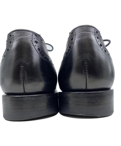 Jalan Sriwijaya（ジャランスリウァヤ）Jalan Sriwijaya (ジャランスリウァヤ) セミブローグ レザーソール ビジネスシューズ ブラック サイズ:71/2の古着・服飾アイテム