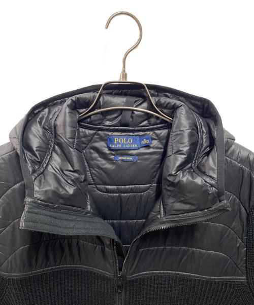 POLO RALPH LAUREN（ポロ・ラルフローレン）POLO RALPH LAUREN (ポロ・ラルフローレン) ニットジャケット ブラック サイズ:Ｍの古着・服飾アイテム