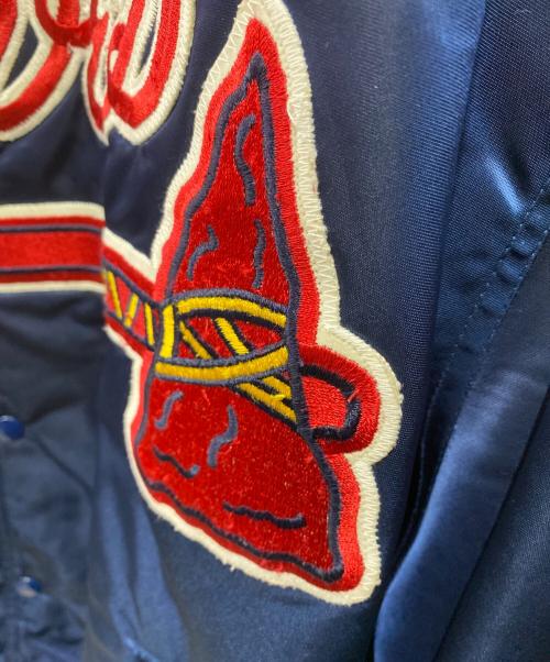 STARTER（スターター）STARTER (スターター) 90's Atlanta Bravesスタジャン ネイビー サイズ:ＸＬの古着・服飾アイテム