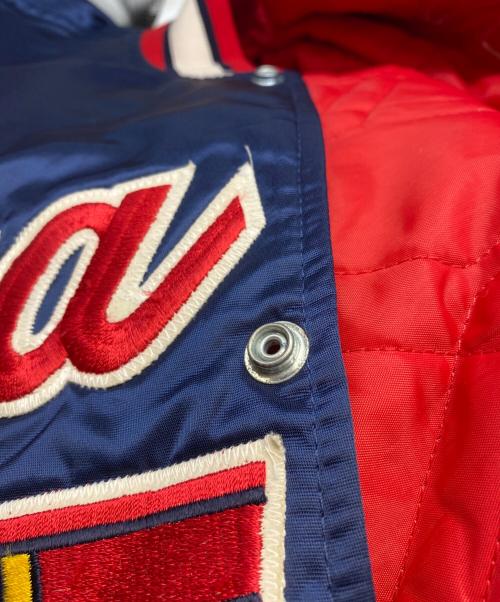 STARTER（スターター）STARTER (スターター) 90's Atlanta Bravesスタジャン ネイビー サイズ:ＸＬの古着・服飾アイテム