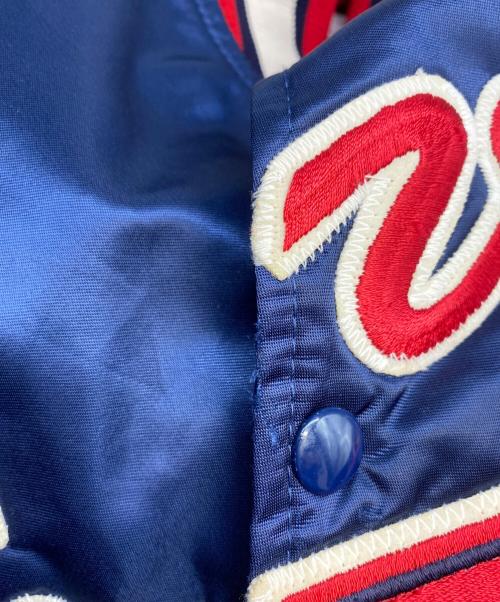 STARTER（スターター）STARTER (スターター) 90's Atlanta Bravesスタジャン ネイビー サイズ:ＸＬの古着・服飾アイテム