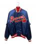 STARTER（スターター）の古着「90's Atlanta Bravesスタジャン」｜ネイビー