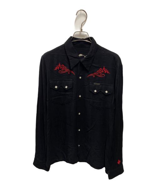 Hysteric Glamour（ヒステリックグラマー）Hysteric Glamour (ヒステリックグラマー) Johnny Thunders ウェスタンシャツ ブラック サイズ:Ｍの古着・服飾アイテム