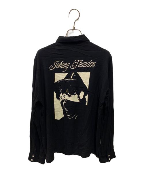 Hysteric Glamour（ヒステリックグラマー）Hysteric Glamour (ヒステリックグラマー) Johnny Thunders ウェスタンシャツ ブラック サイズ:Ｍの古着・服飾アイテム
