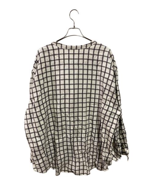 amachi.（アマチ）amachi. (アマチ) 24SS Phenomenal Check Shirts ホワイト サイズ:5の古着・服飾アイテム