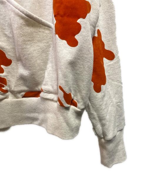 RANDY（ランディー）RANDY (ランディー) フロッキープリントスウェット グレー サイズ:2の古着・服飾アイテム