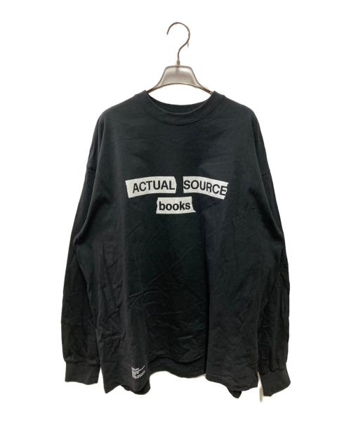 FreshService（フレッシュサービス）FreshService (フレッシュサービス) AS×FS CORPORATE L/S TEE “TAPE” ブラック サイズ:Lの古着・服飾アイテム