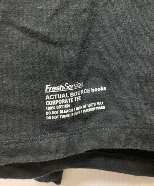 FreshService（フレッシュサービス）FreshService (フレッシュサービス) AS×FS CORPORATE L/S TEE “TAPE” ブラック サイズ:Lの古着・服飾アイテム