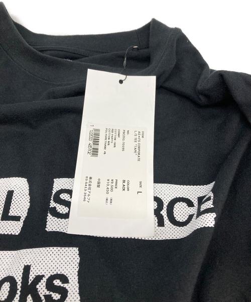 FreshService（フレッシュサービス）FreshService (フレッシュサービス) AS×FS CORPORATE L/S TEE “TAPE” ブラック サイズ:Lの古着・服飾アイテム