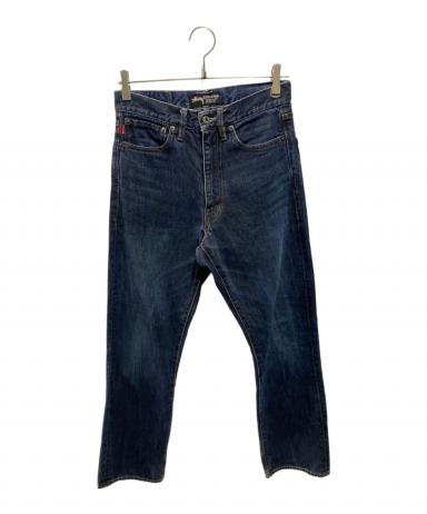 【極美品】stussy デニム　ハーフパンツ 28 ROUGH&RUGGED 中古・古着通販】stussy (ステューシー) デニムハーフパンツ ネイビー