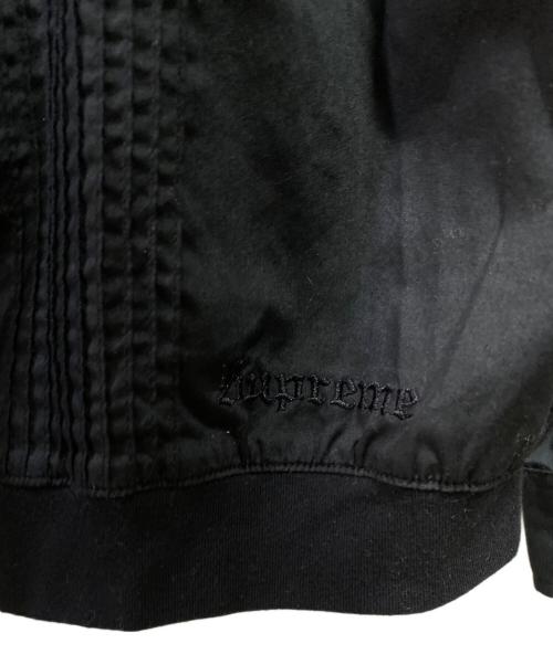 SUPREME（シュプリーム）SUPREME (シュプリーム) Pin Tuck Zip Up Shirt ブラック サイズ:Ｓの古着・服飾アイテム